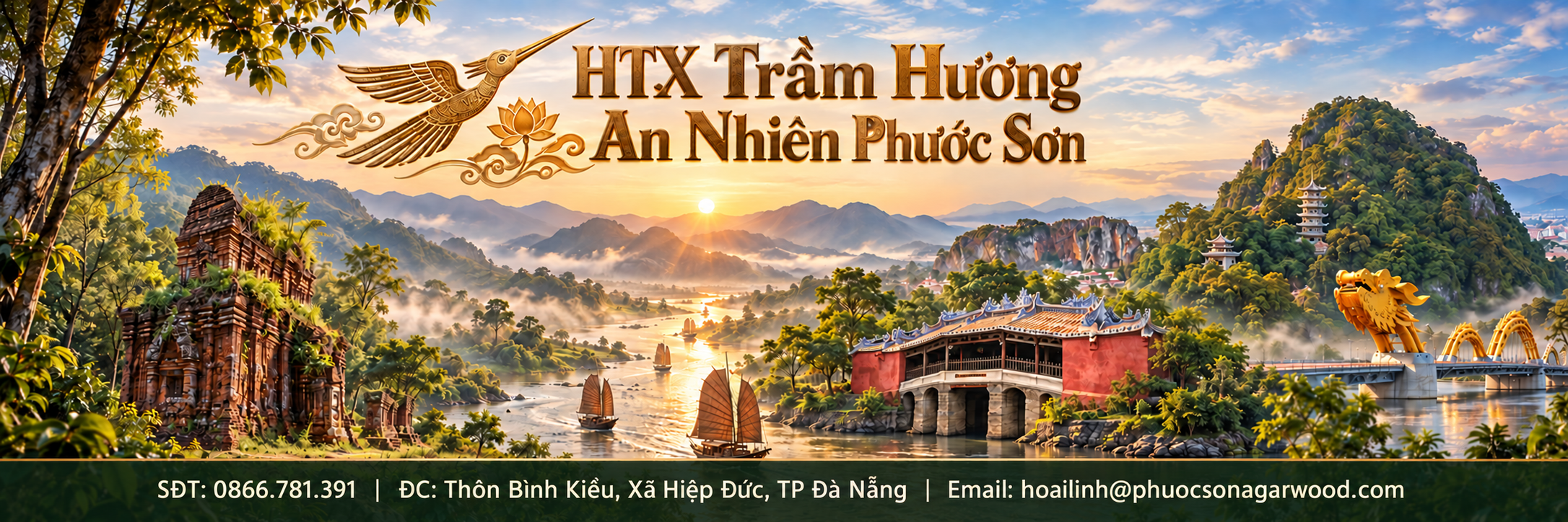 HTX Trầm Hương An Nhiên Phước Sơn — Mỹ Sơn, Hội An và rừng xanh